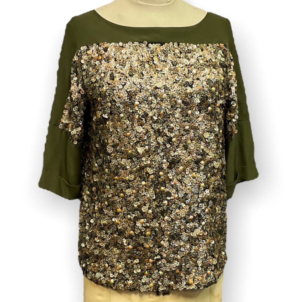 Dries Van Noten “Corine” Sequin Top